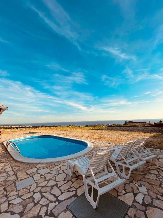Beautiful Secluded Area Near Novalja Vacation House With Pool And Sea View Villa Lara Екстер'єр фото